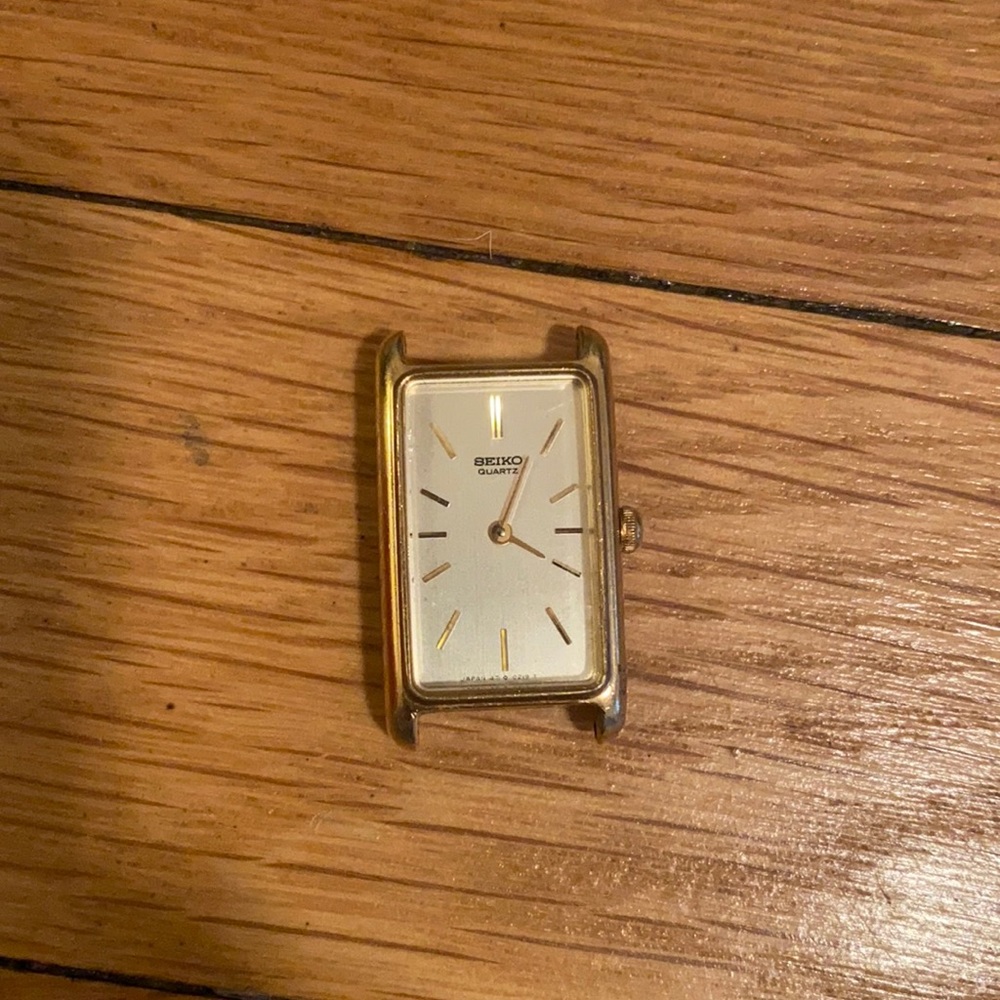 Seiko Gold Watch Face